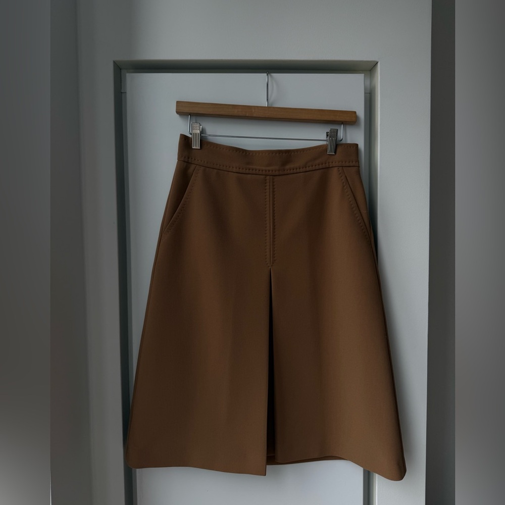MARELLA Camel/Tan High-Waist Skirt